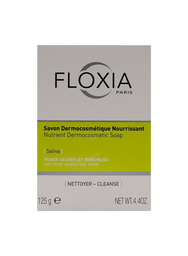 Floxia Nutrient Dermacosmetic Soap For Dry And Sensitive Skin 125 GMS 0.14kg - Image 1