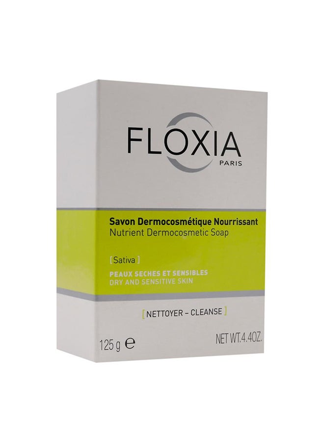 Floxia Nutrient Dermacosmetic Soap For Dry And Sensitive Skin 125 GMS 0.14kg - Image 3