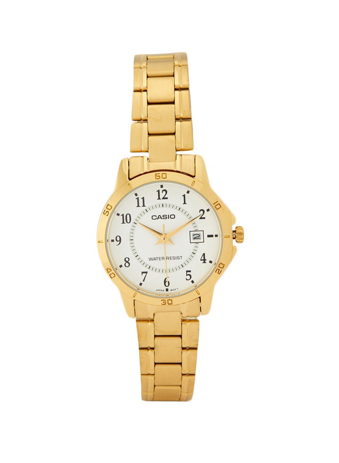 CASIO Women's Stainless Steel Analog Wrist Watch LTP-V004G-7BUDF - Image 1