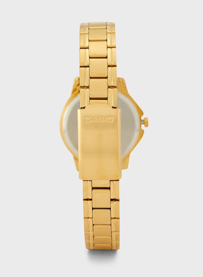 CASIO Women's Stainless Steel Analog Wrist Watch LTP-V004G-7BUDF - Image 2