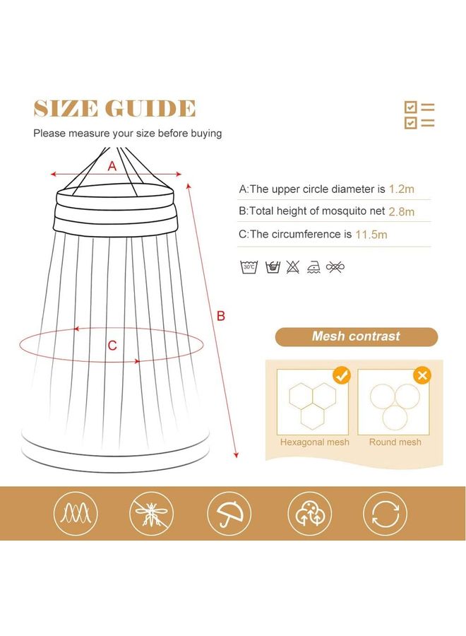XiuWoo - Mosquito Net with LED Light Strips and Ribbons Polyester Red 1.2 x 2.8 x 11.5meter - Image 1