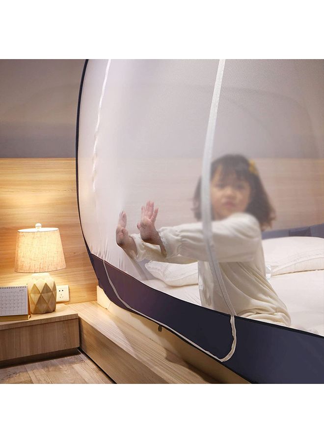 XiuWoo Square Top Three-Door Mosquito Net fabric Multicolour 170cm  - Image 2