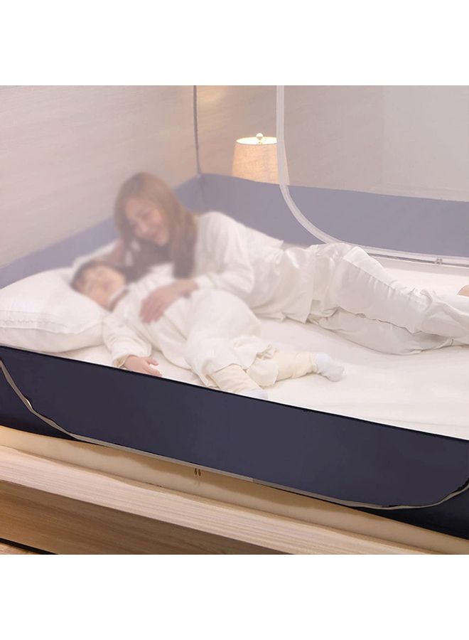XiuWoo Square Top Three-Door Mosquito Net fabric Multicolour 170cm  - Image 5