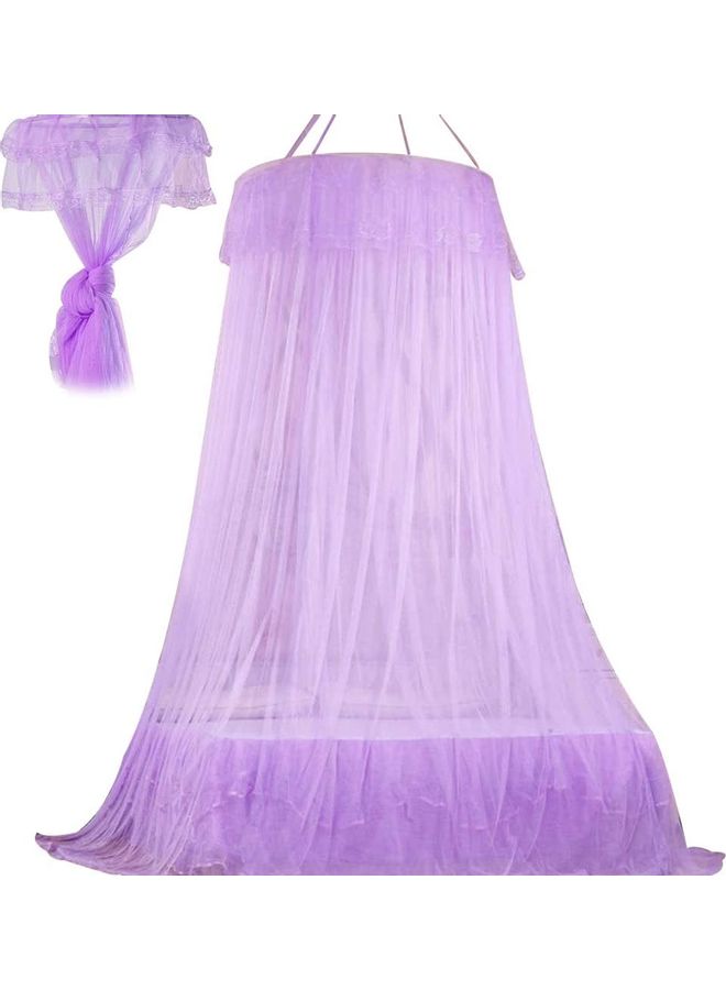 Dome Mosquito Net Polyester Purple 60x280x900cm - v1621595925/N47570088A_1