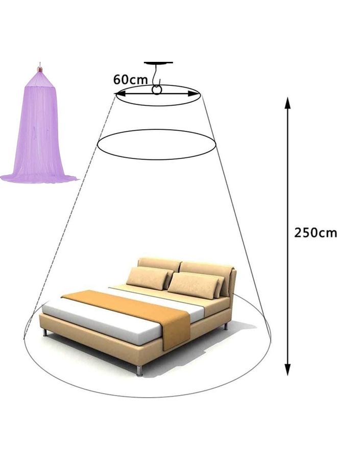 Dome Mosquito Net Polyester Purple 60x280x900cm - v1621595925/N47570088A_2