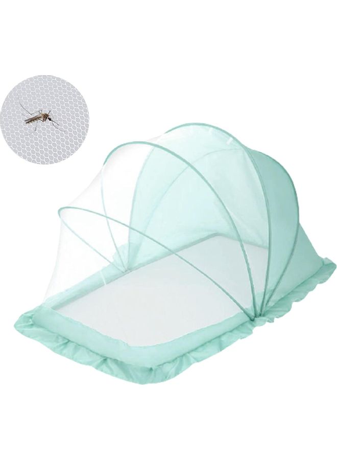 XiuWoo Portable and Foldable Baby Mosquito Net Fabric Blue 110 x 60 x 55cm  - Image 1