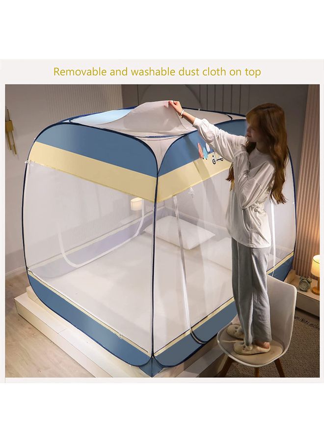 XiuWoo Multipurpose Pop-Up Mosquito Net Fabric Multicolour 120 x 195cm - Image 3