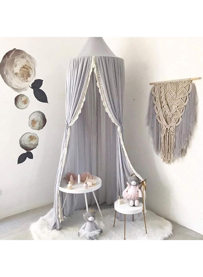 XiuWoo - Lightweight Breathable Mosquito Net Fabric Grey 60 x 240cm - Image 1