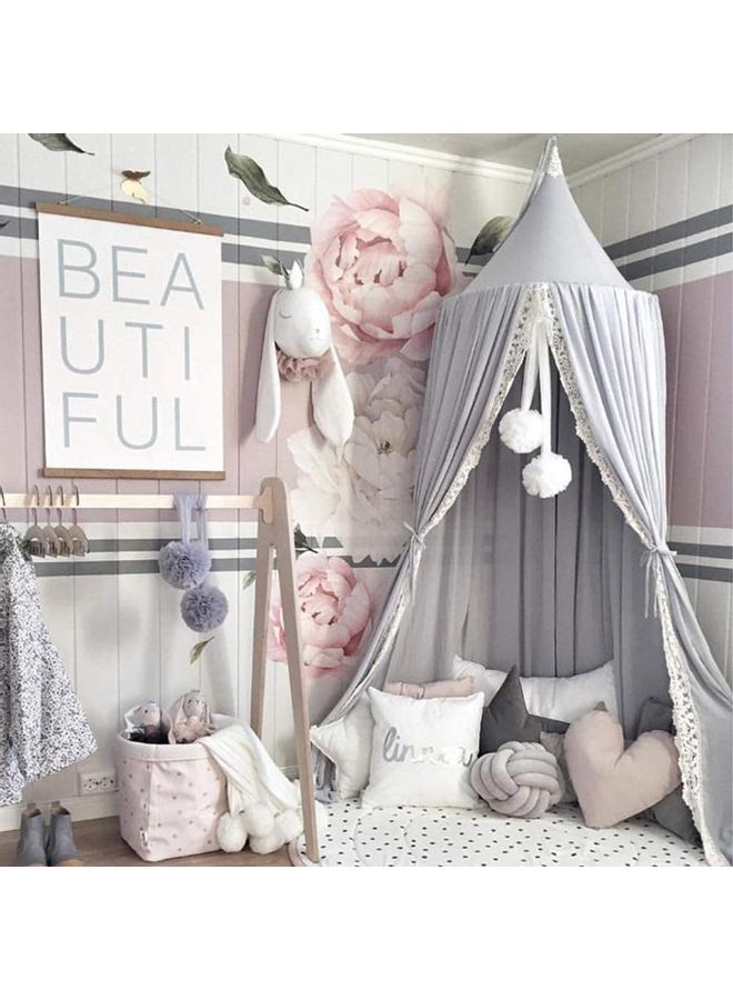 XiuWoo - Lightweight Breathable Mosquito Net Fabric Grey 60 x 240cm - Image 1