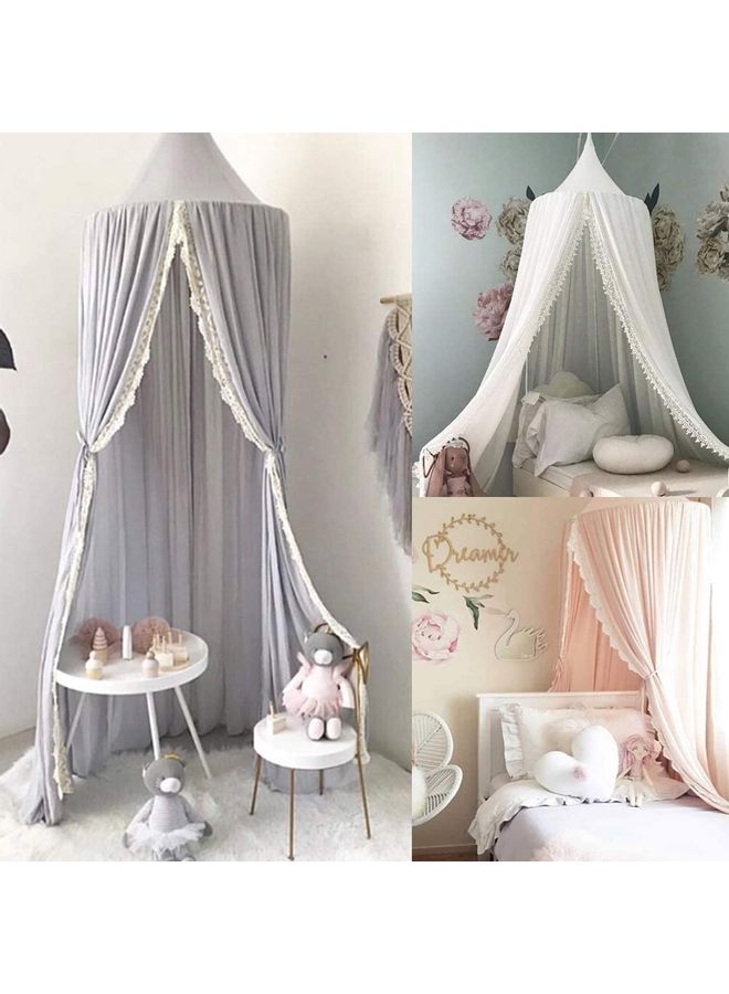 XiuWoo - Lightweight Breathable Mosquito Net Fabric Grey 60 x 240cm - Image 1