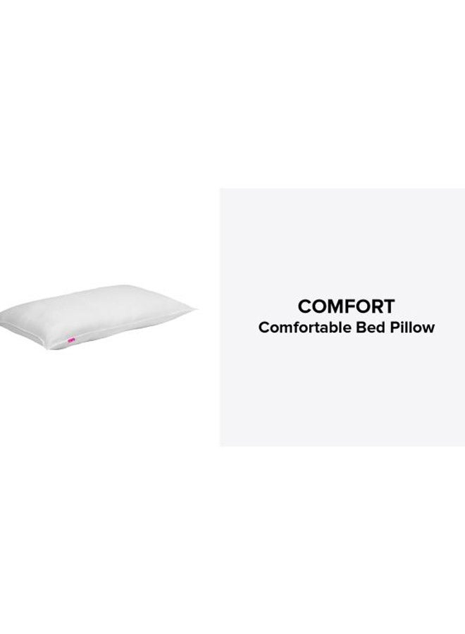 Comfort Fiber Filling Pillow fabric White 120x40cm - Image 2