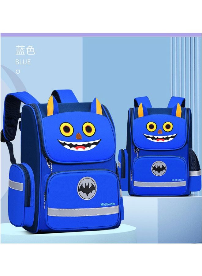 Beauenty Cartoon Printed Backpack Blue/Yellow/White - Image 3