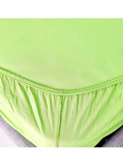 Home Box Wellington King Fitted Sheet Cotton Green 180x200cm  - Image 5
