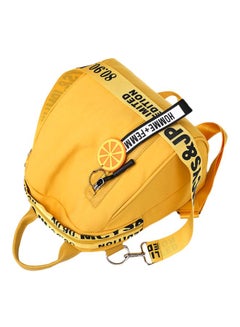 Beauenty High Quality Casual Backpack Yellow/Black  - Image 4