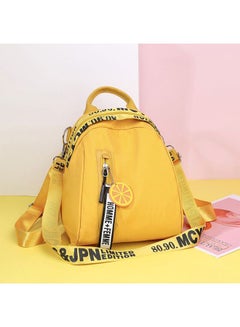 Beauenty High Quality Casual Backpack Yellow/Black  - Image 5