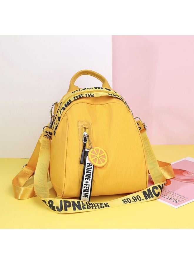 Beauenty - High Quality Casual Backpack Yellow/Black - Image 1