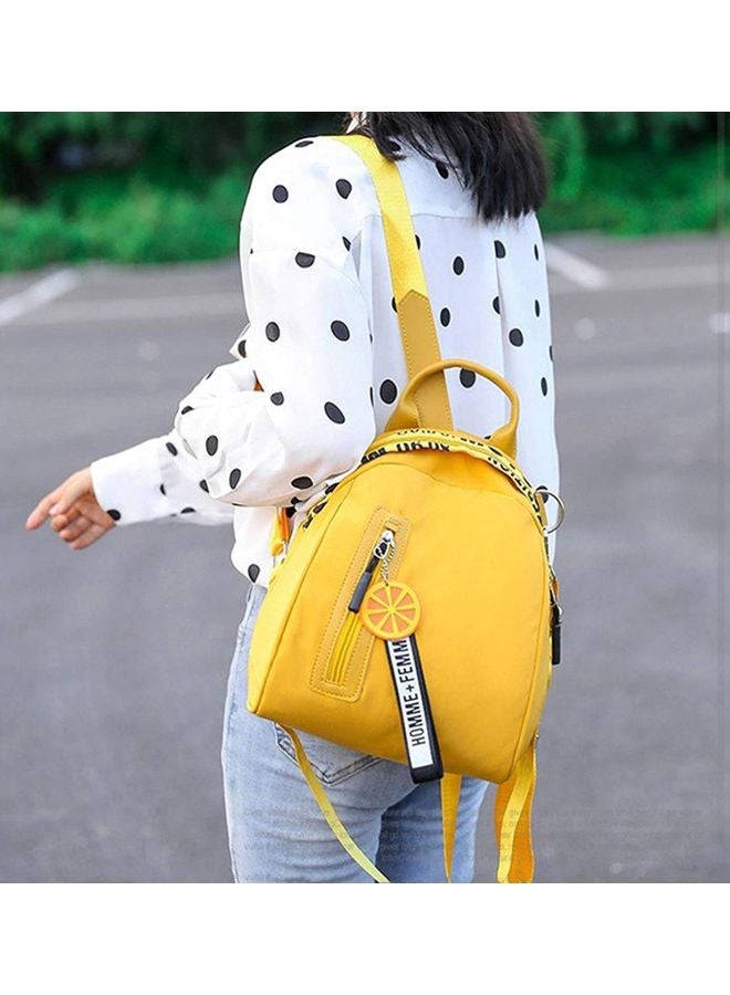 Beauenty - High Quality Casual Backpack Yellow/Black - Image 1