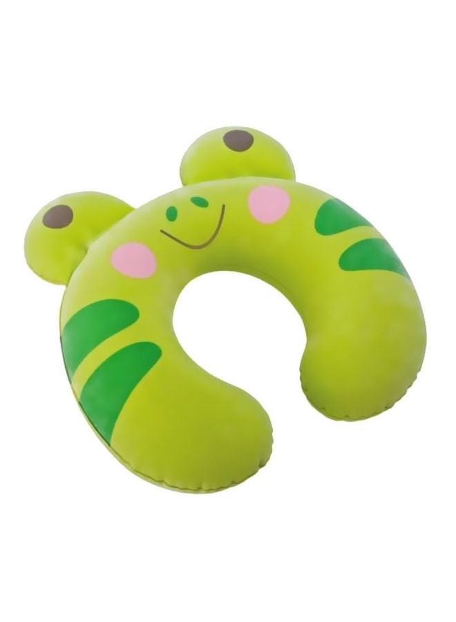 INTEX Travel Neck Pillow Cotton Green/Pink/Black 11x12x3inch  - Image 2
