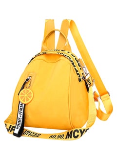 Beauenty High Quality Casual Backpack Yellow/Black  - Image 1