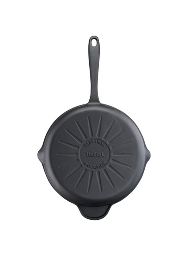 Tefal - Tradition Cast Iron Frypan Black 26cm - Image 1