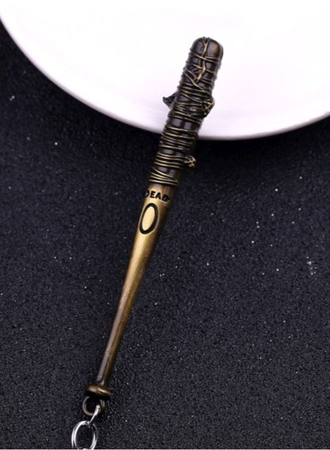Sharpdo Alloy Suicide Squad  Good Night Baseball Bat Keychain Key Ring Black/Yellow  - Image 4