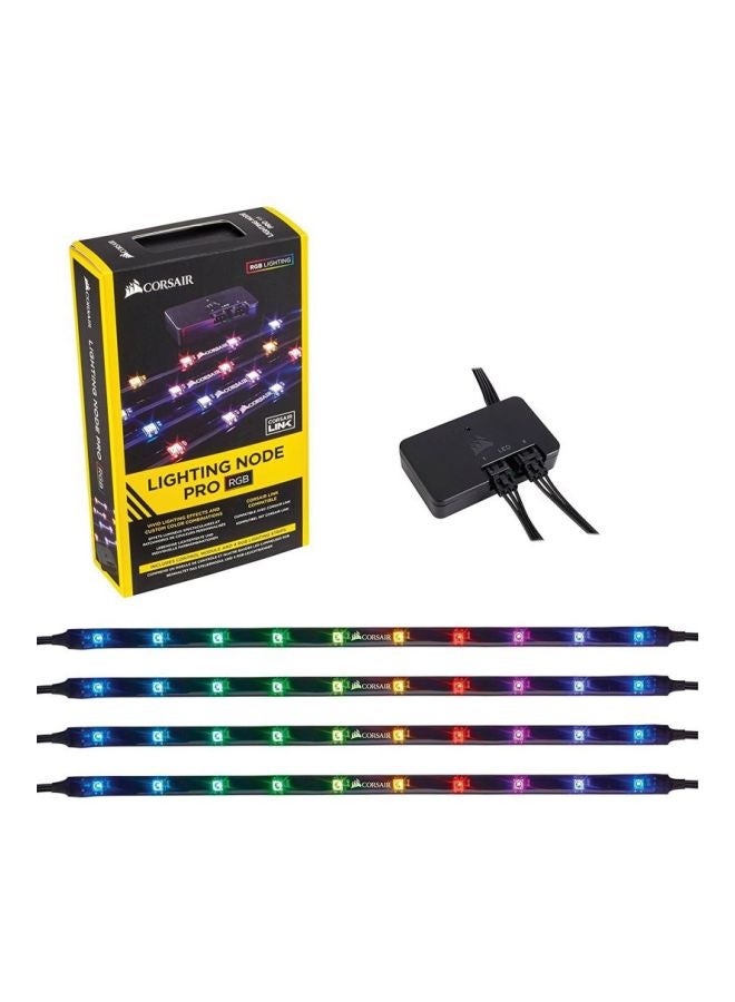 CORSAIR Lighting Node Pro - Includes Control Module and 4 RGB Lighting Black  - Image 1