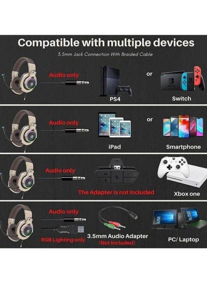 HP Wired Stereo Gaming Headset For PS4/PS5/XOne/XSeries/NSwitch/PC - Image 5