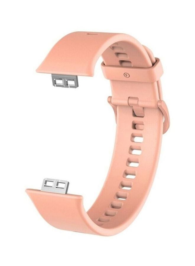 MARGOUN Huawei Watch Fit Silicone Band Replacement Sport Strap Peach - Image 1