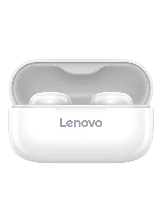 Lenovo - LP11 TWS Mini Bluetooth Wireless Headphone 9D Stereo Sports With Microphone White - Image 1