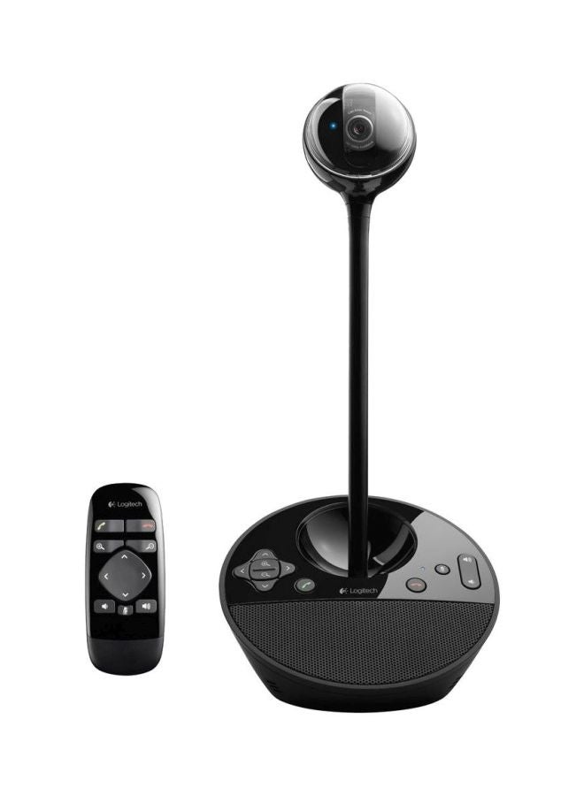 Logitech Full HD Video Conferencing Webcam With Remote Control Black  - Image 1