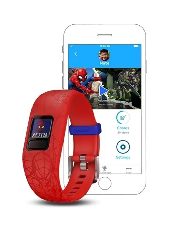 GARMIN - Marvel Spider-Man Smartwatch Band 11mm Red - Image 1