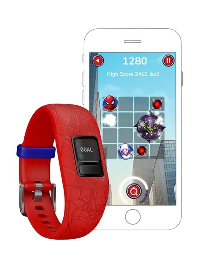 GARMIN - Marvel Spider-Man Smartwatch Band 11mm Red - Image 1