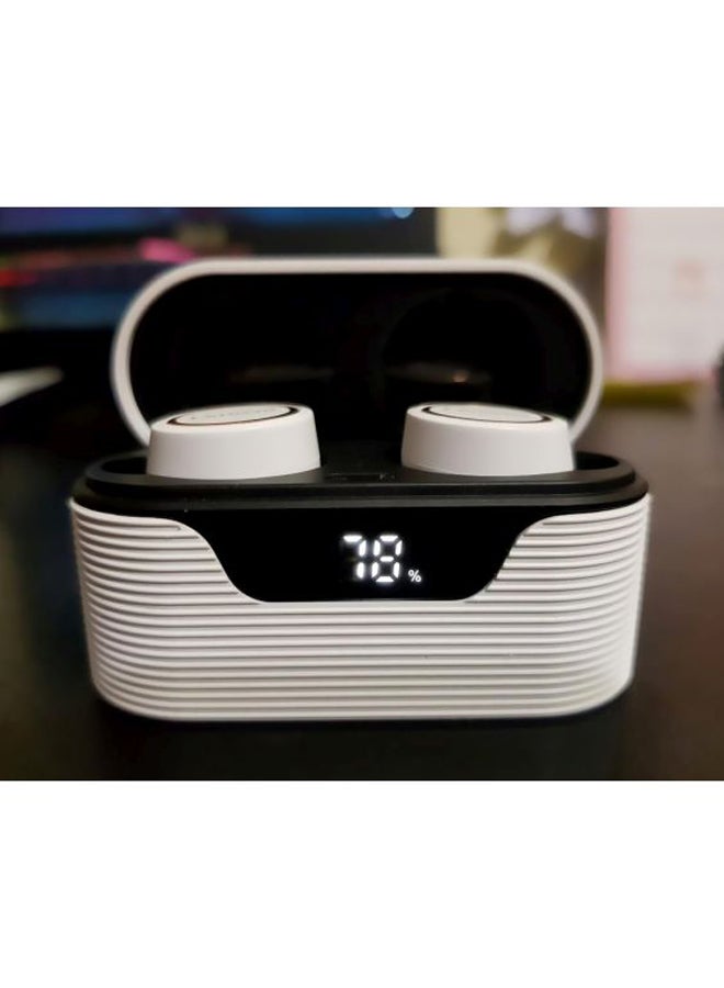 Lenovo LivePods LP12 TWS Earbuds Wireless Bluetooth 5.0 DSP Noise Reduction IPX5 Waterproof Earphones White/Black - Image 3