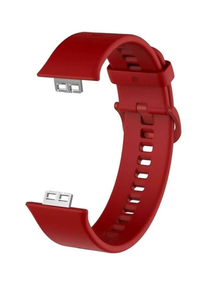 مارجون سوار رياضي بديل لساعة هواوي من السيليكون كستنائي - Image 1