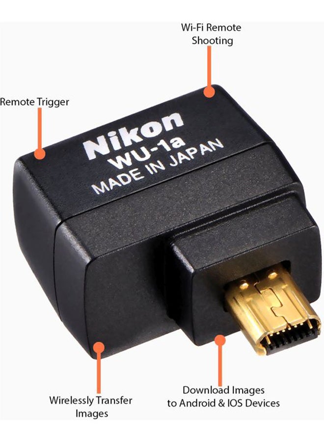 Nikon - Wireless Mobile Adapter Black/White - Image 1