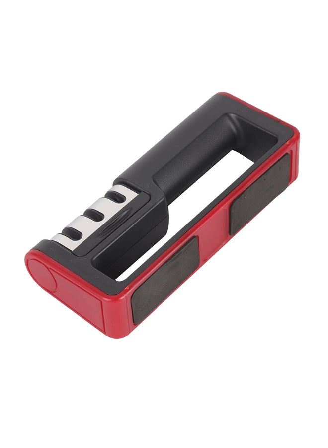 Beauenty 3-Stage Knife Sharpener Black/Silver/Red - Image 4