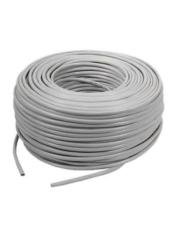 D-Link - Cat6 24AWG UTP Solid Cable, 305 Meter Roll, PVC UL94V-0 Jack Material, 4 Pairs Unshielded Twisted Pair, PE Central Cross Separator | NCB-C6UGRYR-305-24 Grey - Image 1