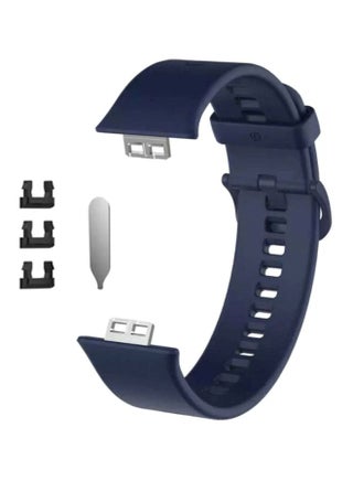Huawei Watch Fit Silicone Band Replacement Sport Strap Dark Blue - v1621668007/N47234300A_1