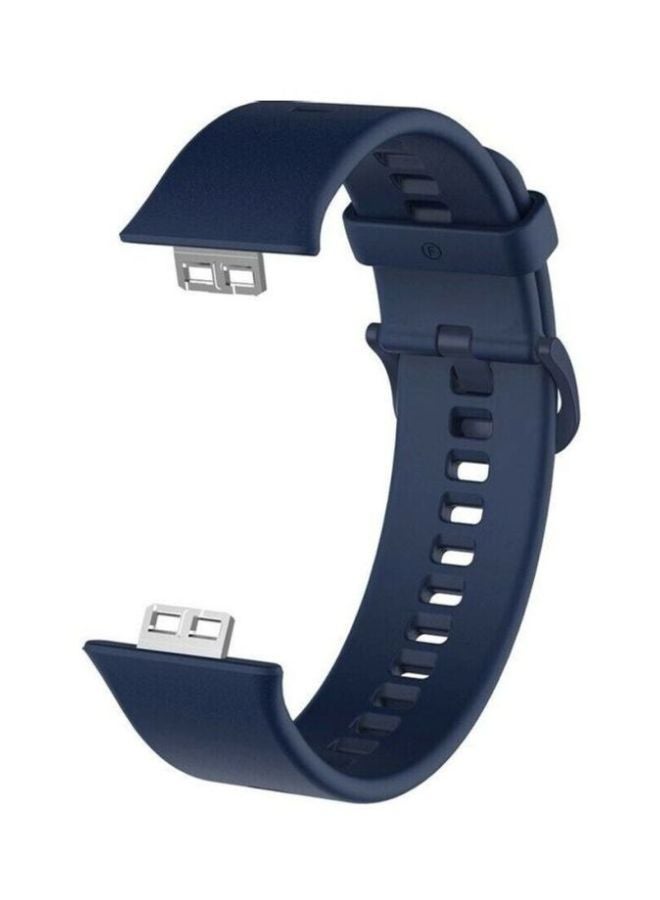 Huawei Watch Fit Silicone Band Replacement Sport Strap Dark Blue