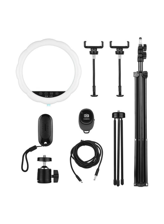 مصباح LED حلقي بإضاءة RGB متعدد الألوان - Image 3