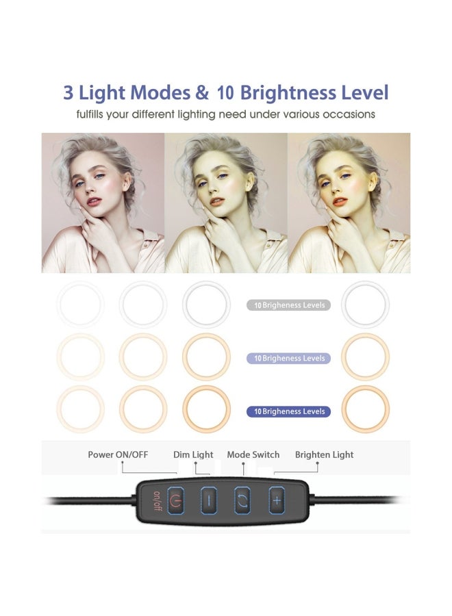 LED Ring Light Kit Black/White - Image 4