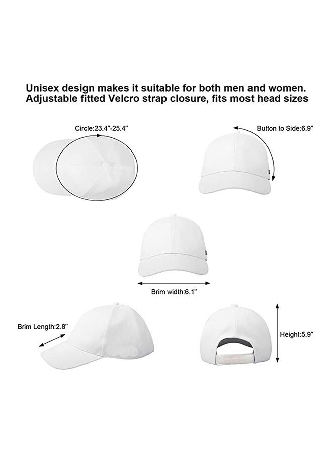 LED Optical Fiber Luminous Matching Cap White - Image 5