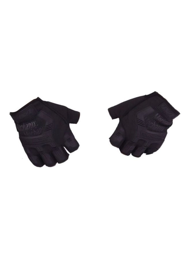 Generic Semi Finger Gym Training Gloves 15 x 8  x1cm 