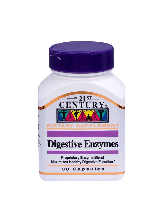 21st CENTURY - Digestive Enzymes 30 Capsules - Image 1