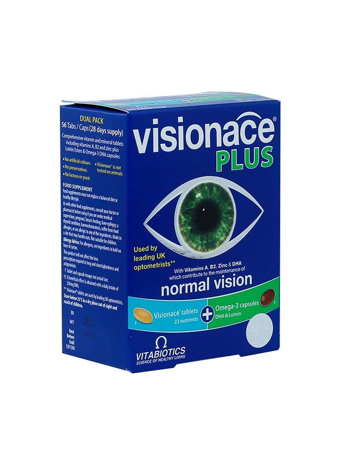 Vitabiotics - Visionace Plus 56 Tablets/Capsules - Image 1