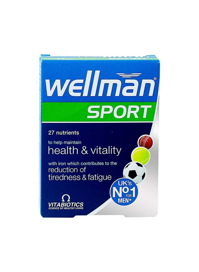 Vitabiotics Wellman Sport 30 Tablets - Image 1