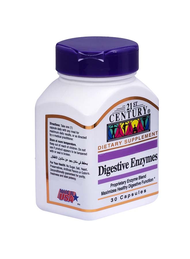 21st CENTURY - Digestive Enzymes 30 Capsules - Image 1