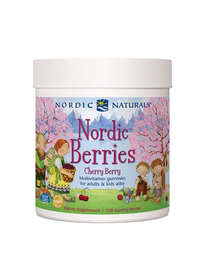 NORDIC NATURALS Berries Cherry Berry, 120 Gummies  - Image 1