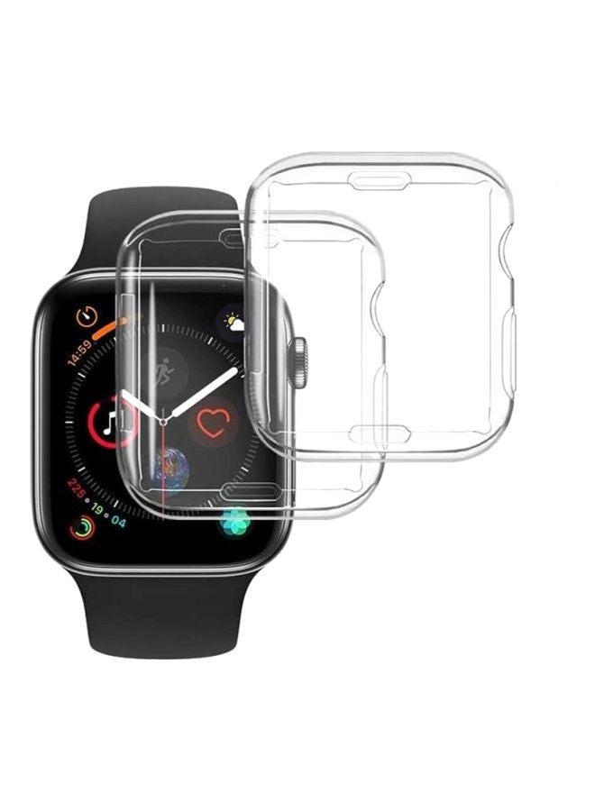 MARGOUN 2-Pack Protective Case Cover For Apple Watch Series 6/5/4/3/2/1 42mm Clear - Image 1