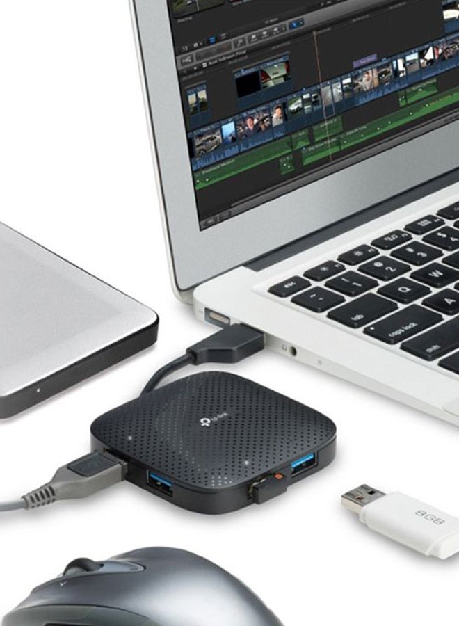 TP-LINK 4-Ports USB Hub Black  - Image 4